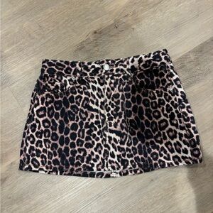 PacSun Cheetah Print Mini Skirt